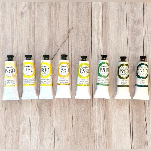 Lot of 30 Gamblin 1980 Oil Paint Tubes Large Bundle, Painting Colors, Mediums - Picture 3 of 5